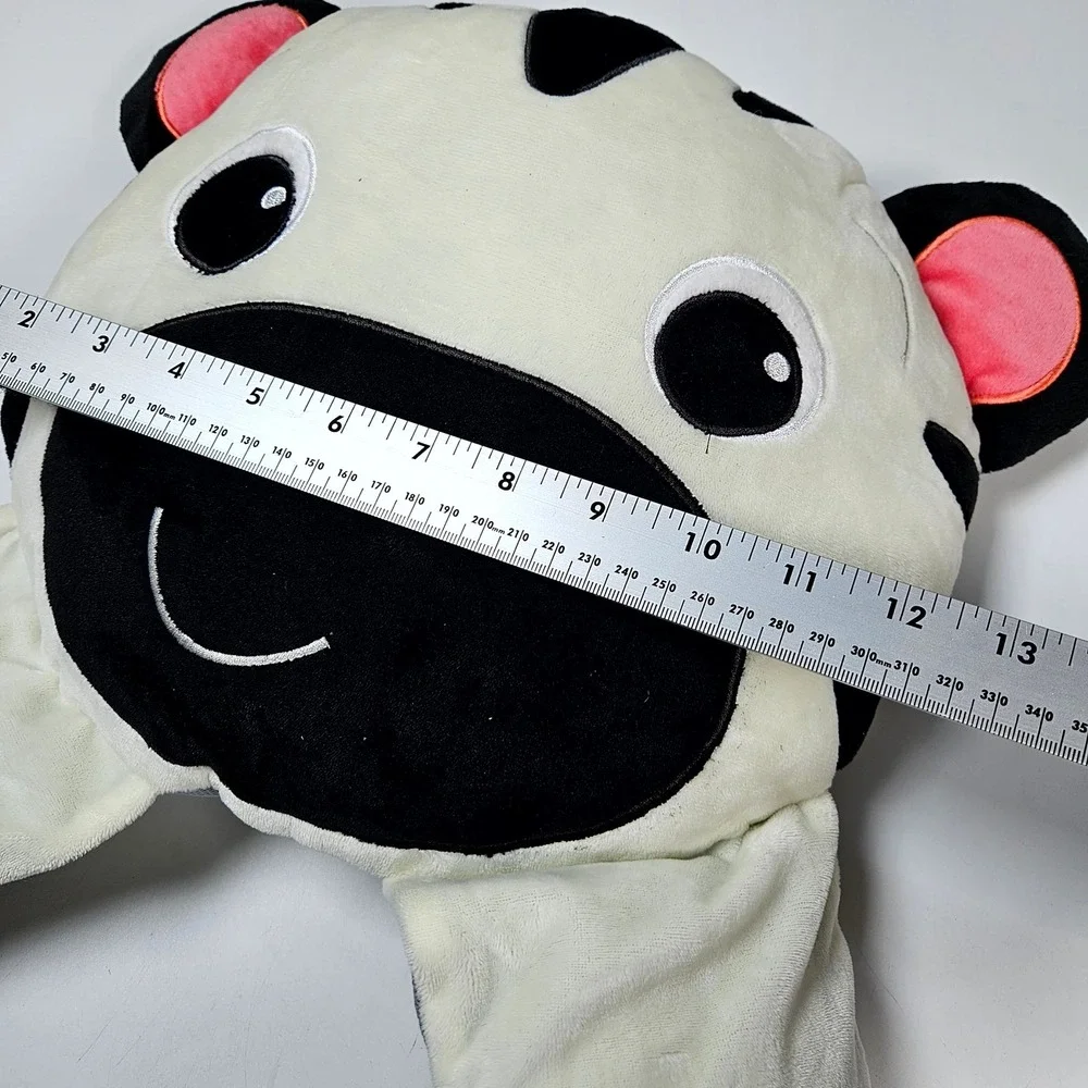 Baby Einstein Tummy Time Pillow Unisex OS White Black Zebra Plush Sensory Toy